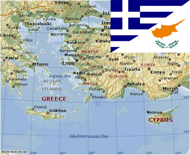 greece turkey cyprus flag GR CY